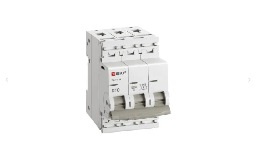 Авт. выкл. 3P 10А (D) 6кА ВА 47-63N PROxima EKF M636310D