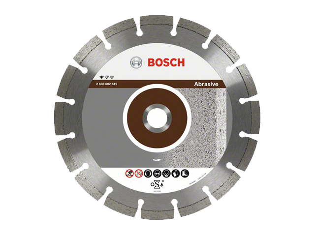 Алмазный круг 125х22 mm по абразивным материалам сегментированный STANDARD FOR ABRASIVE (сухая резка) BOSCH 2608602616