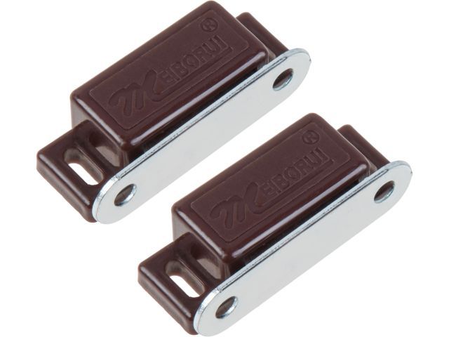 Защелка магнитная 45мм коричневая (2 шт в пакете) STARFIX SMF-67885-2