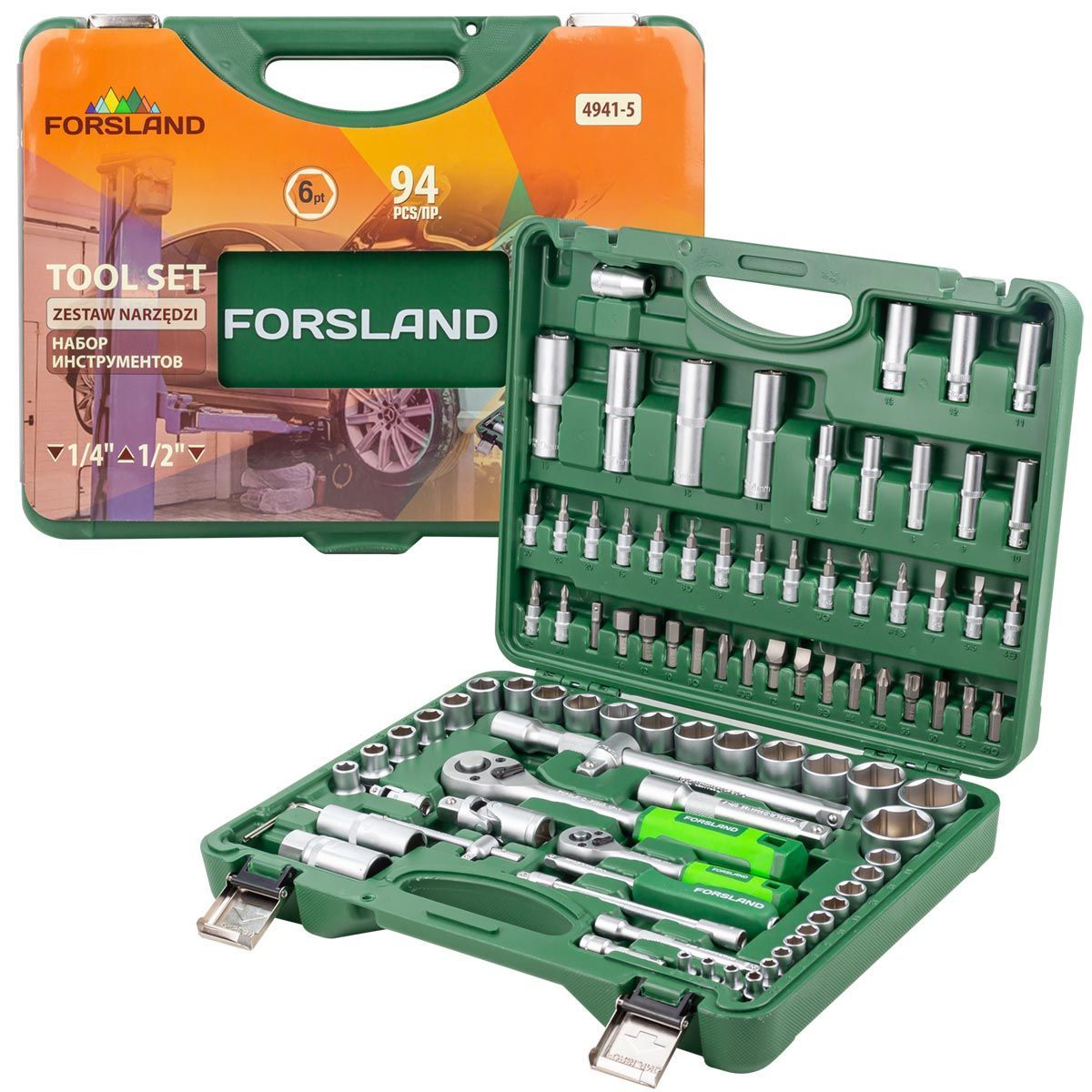 Набор инструментов 94 пр. Forsland Forsland-4941-5
