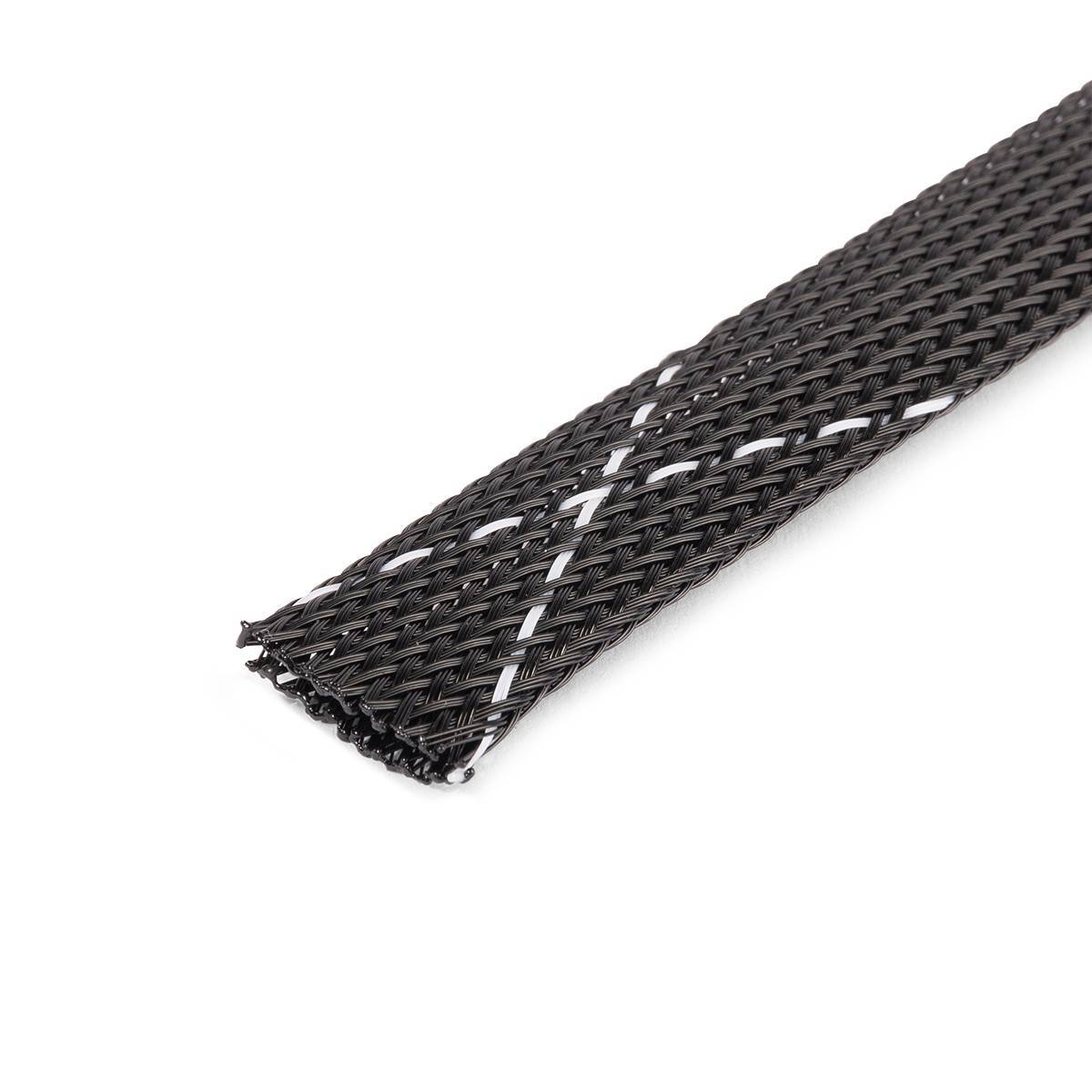 Оплетка кабельная из полиэстера XP-10 (черн-бел)  Fortisflex 102336