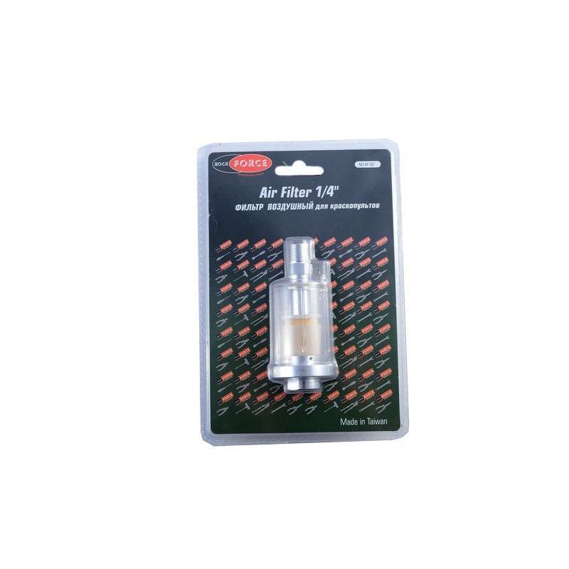 Фильтр воздушный мини для краскопультов  в блистере 1/4" RockFORCE RF-AF-02