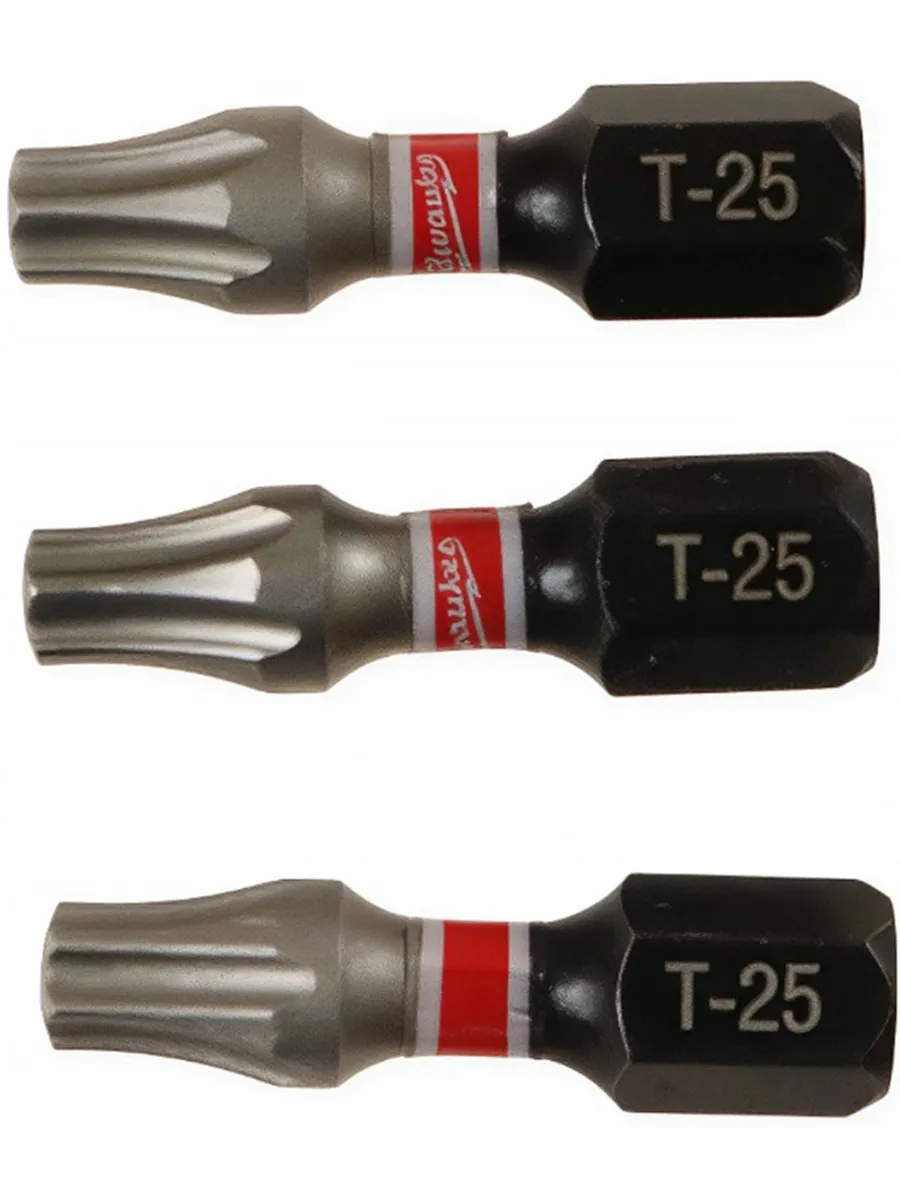 Бита ударная Shockwave Impact Duty TX25 25 мм (3 шт) Milwaukee 4932500364