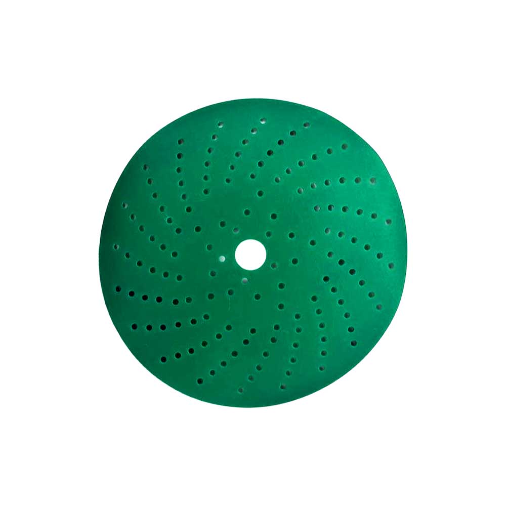 Шлифлист d150 мм мультипылеотвод P1000 (цирконий на пленке) Гамматест GTA205F1000