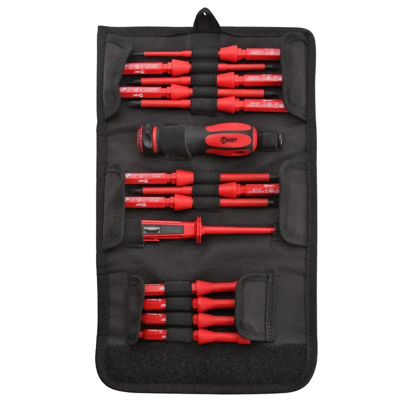 Отвертка диэлектрическая со сменными битами НИО-1113 серия ПРОФИ ()  ...КВТ 61950