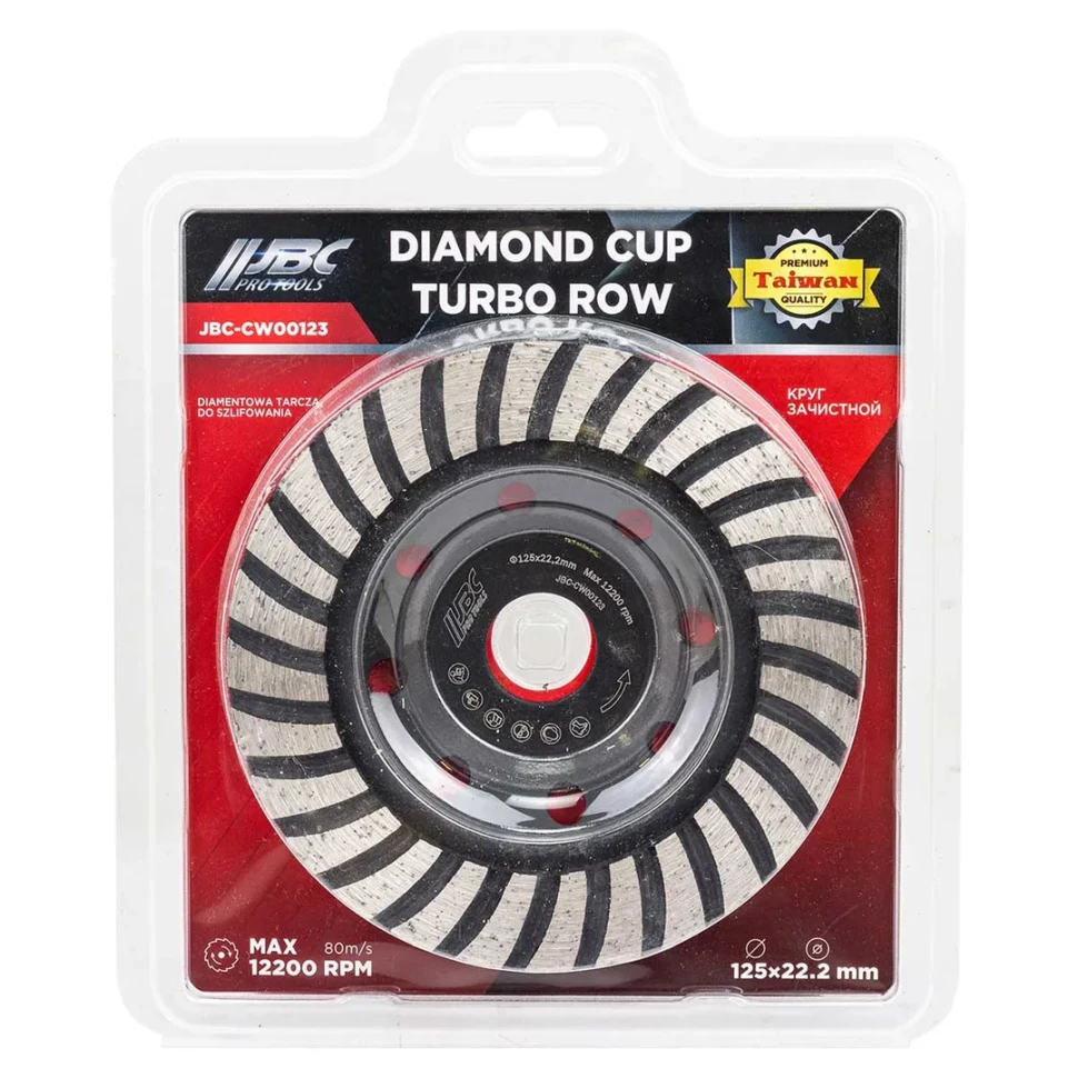 Круг зачистной 125*22,2мм  JBC JBC-CW00123