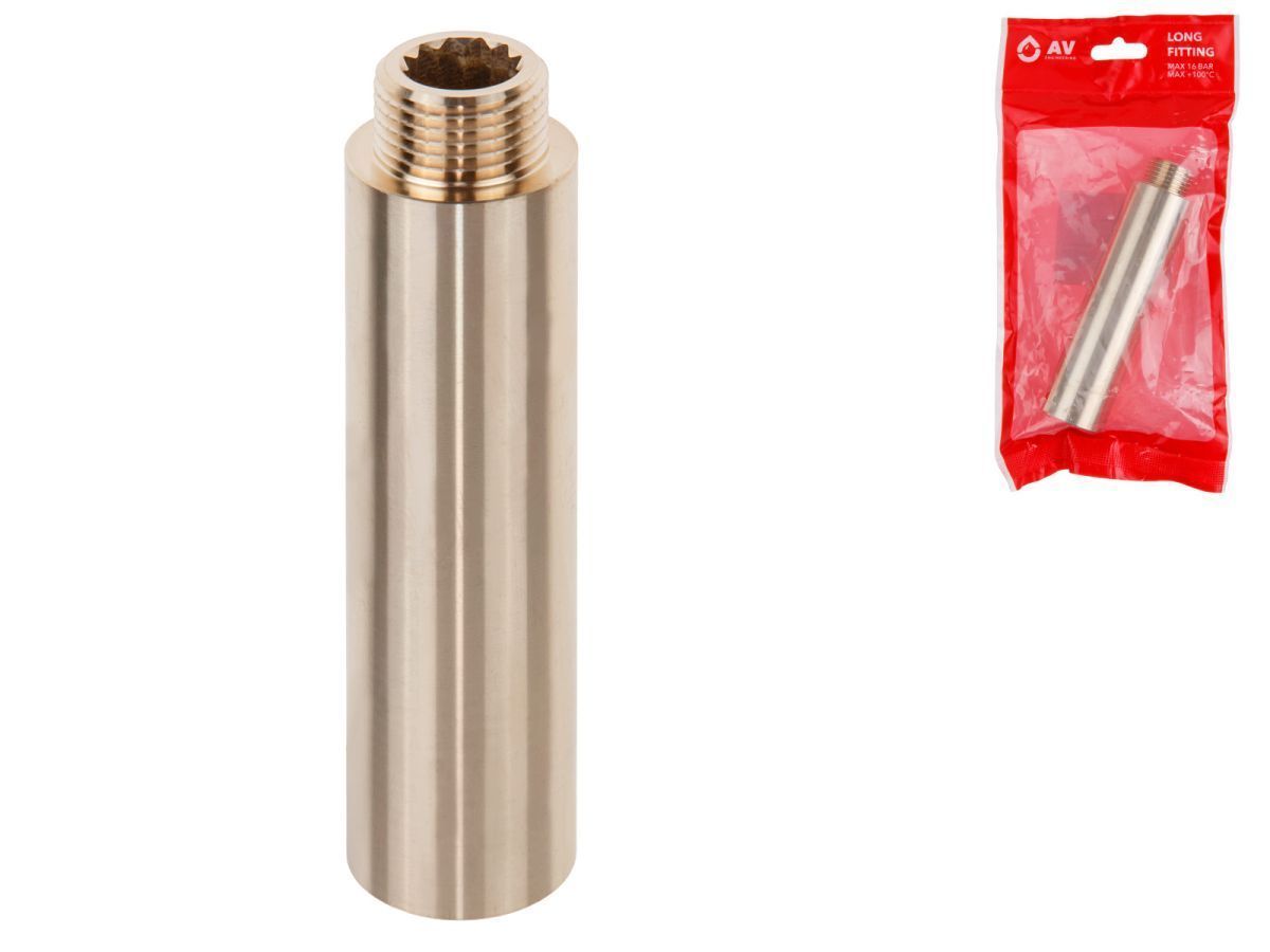 Удлинитель 1/2" вн.-нар. х 100 мм AV Engineering AVE301014
