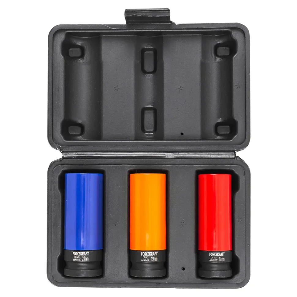Набор головок ударных тонкостенных 3пр. 1/2" FORCEKRAFT FK-4032C