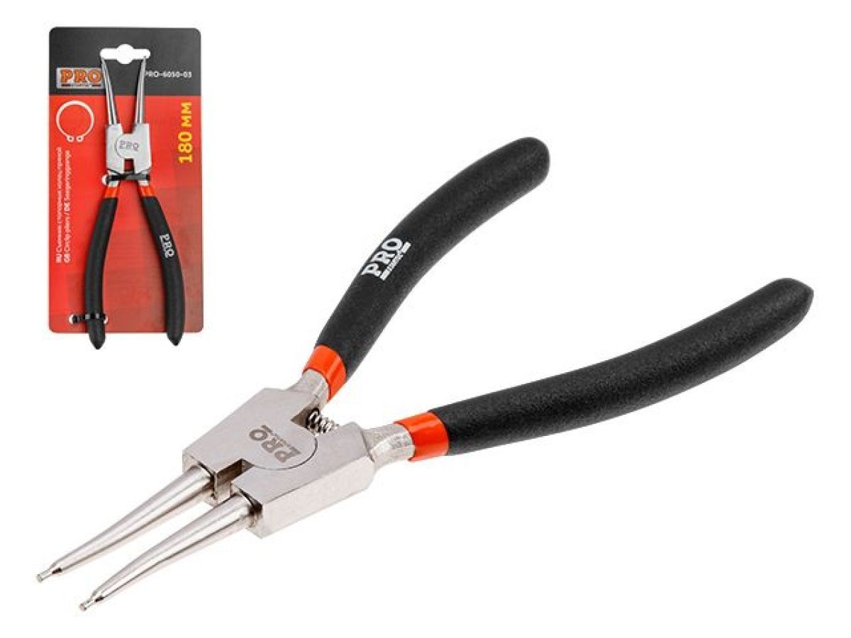 Съемник стопорных колец 180 mm прямой на разжим "Pro" STARTUL PRO-6050-03