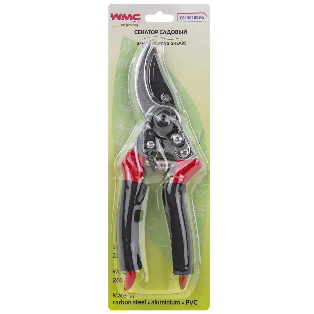 Секатор садовый  WMC TOOLS WMC-TG1301009-S