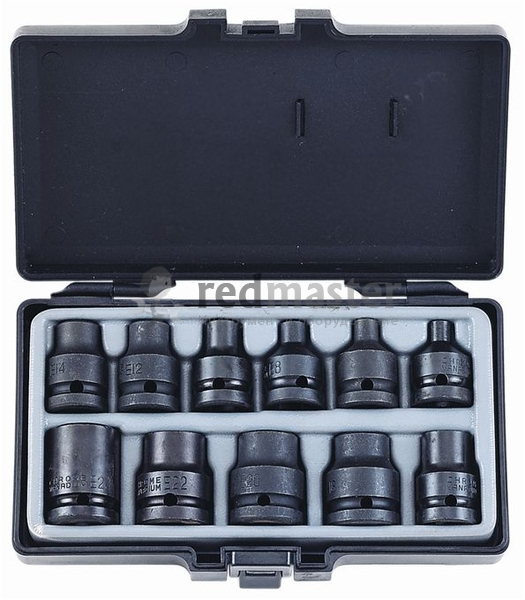 Набор головок ударных 1/2", Е-профиль, 11 пр., Е6-Е24 Force 4117