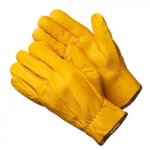 Перчатки цельнокожаные желтого цвета (р.10 (XL)) Force GOLD   GWARD XY276-G