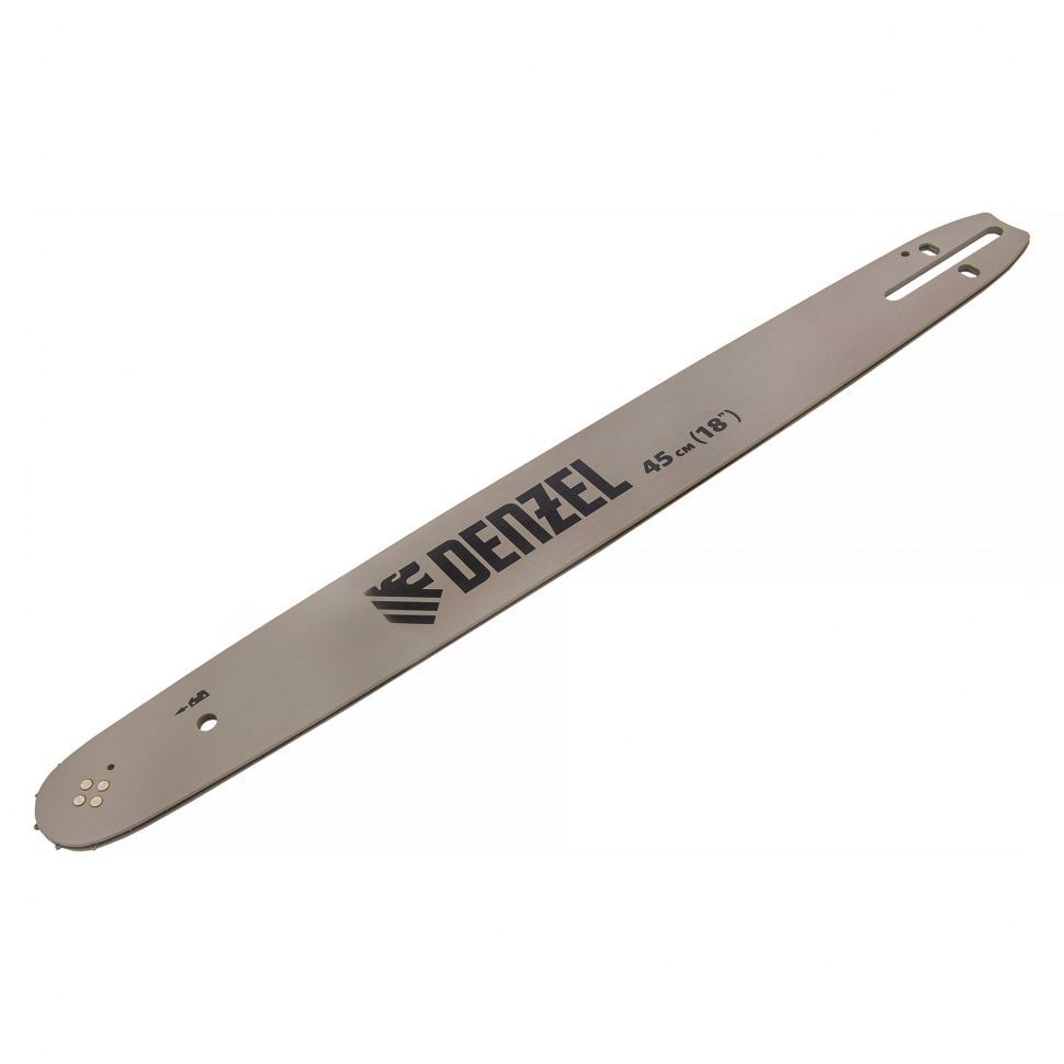 Шина для бензопилы DGS-5218, длина 45 см (18"), шаг 0.325", паз 1.5 mm, 72 звена DENZEL 59802