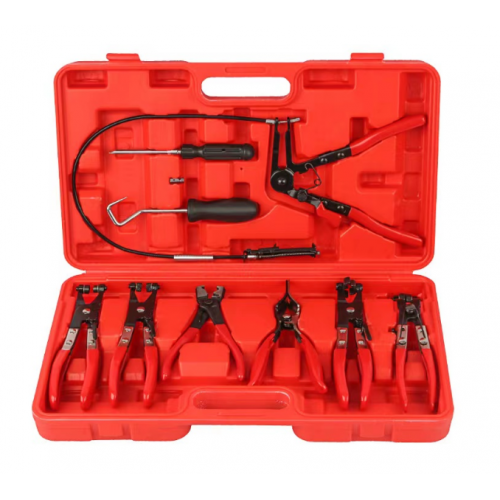 Щипцы для снятия и установки хомутов патрубков и шлангов, набор 9пр. H-D HD-0678