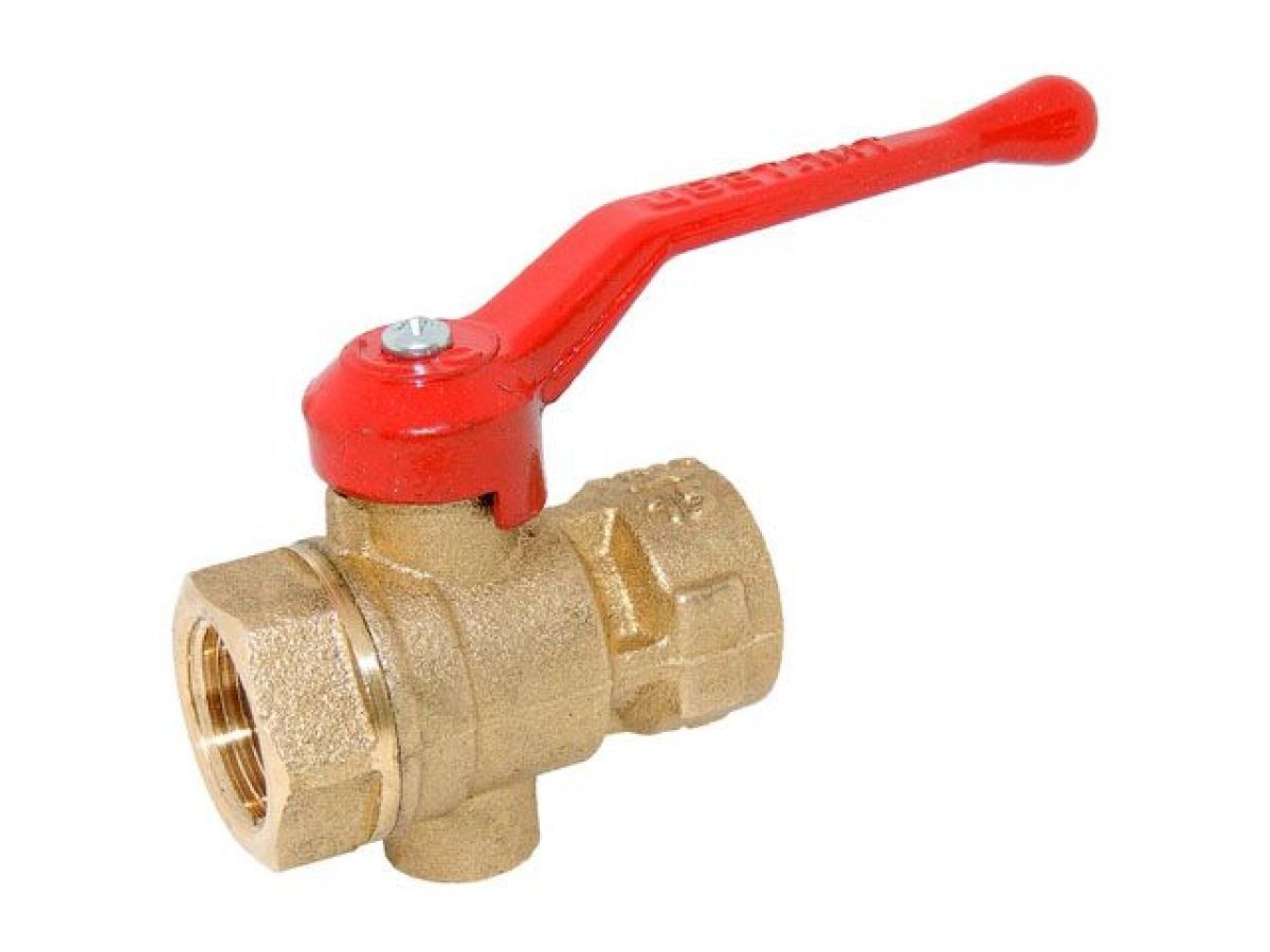 Кран шаровый 1/2" под манометр, PN1.6 МПа, 11Б27п11 Цветлит ЦРБ0099