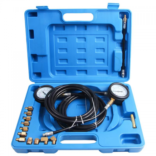 Манометры для измерения давления масла 0-30 bar с переходниками, набор 17пр. H-D HD-73032