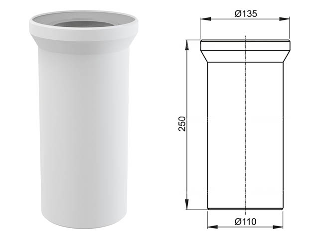 Насадка для унитаза 250 mm  Alcaplast A91-250-BL-01