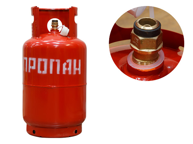 Баллон бытовой 27 л. с КБ-2 (1-27-2.5-В) NOVOGAS НЗ 206.00.00