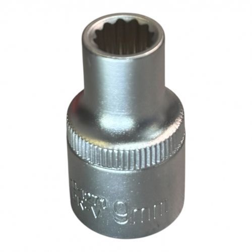 Головка торцевая 1/2" 12гр. 9 мм, L38 мм, CrV H-D HD-1271