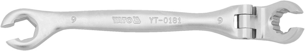 Ключ разрезной с шарниром 9 мм. CrV  YATO YT-0181