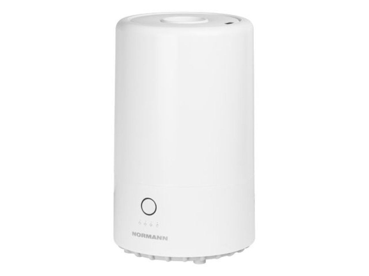 Увлажнитель воздуха (25 Вт, 4 л, произв. 280 мл/ч, площадь 30 кв.м, верх заливка) NORMANN AUH-023