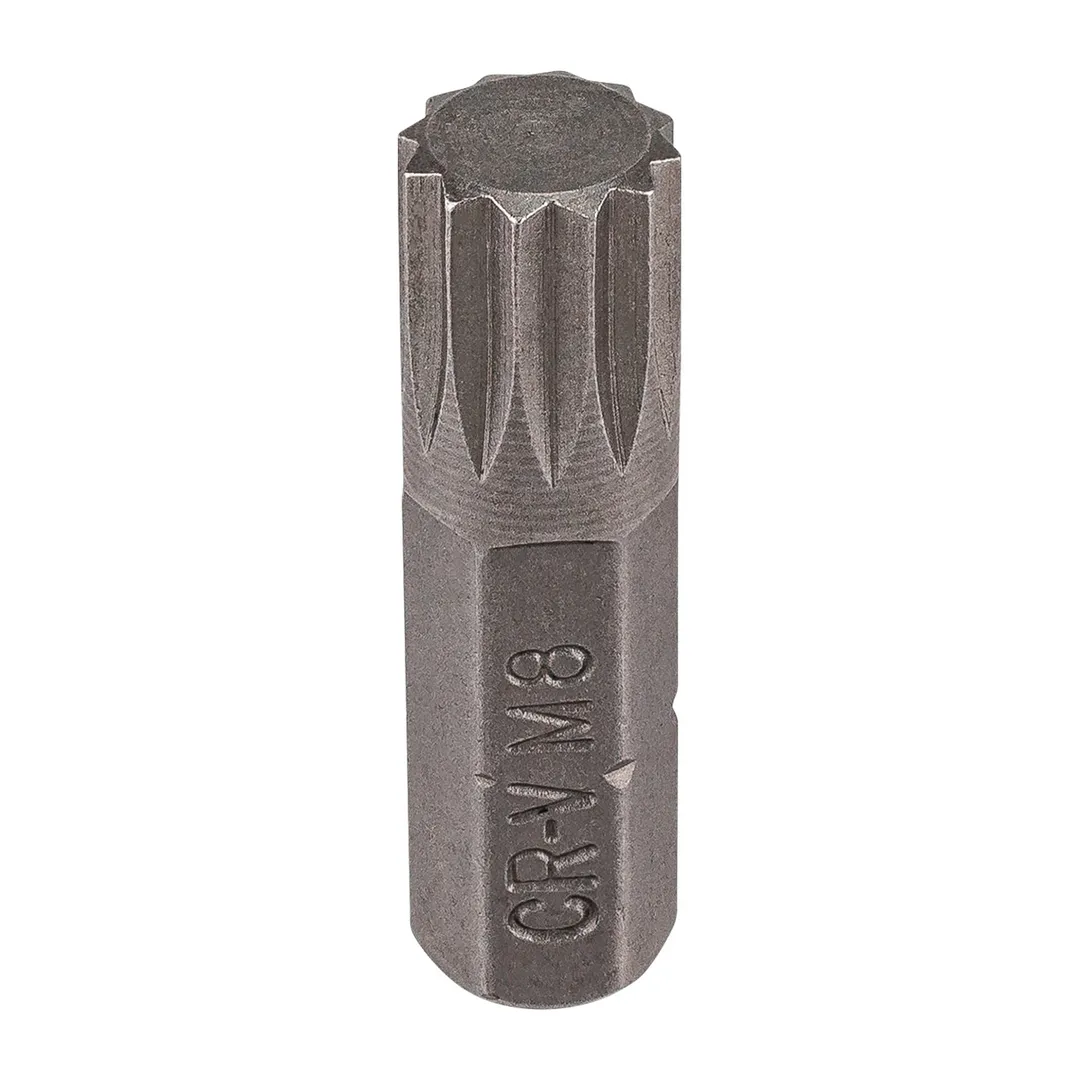 Бита 12-гранная 1/4", M8х25ммL RockFORCE Rock FORCE RF-1282508