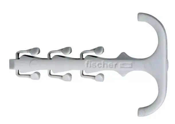 Скоба двухсторонняя нейлоновая для труб и кабелей SF plus ZS 10 (упак. 100шт) Fischer 58184K