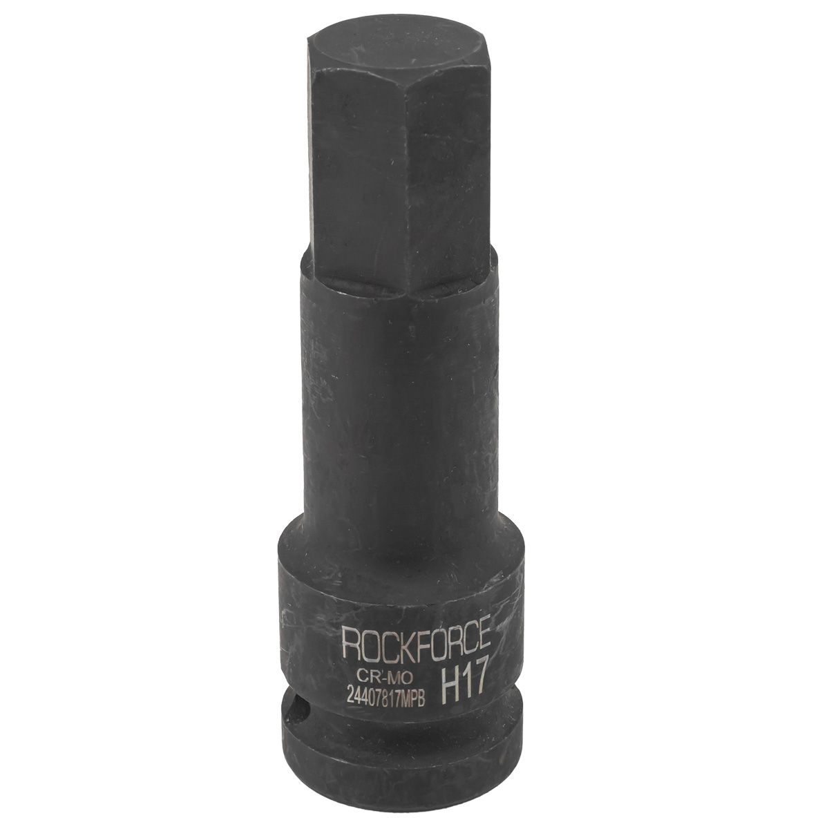 Головка-бита 6-гранная ударная 17мм,1/2" Rock FORCE RF-24407817MPB