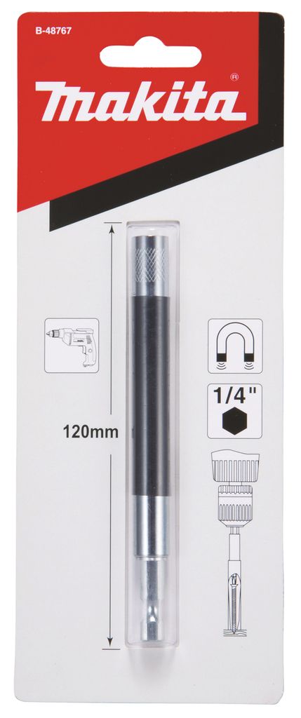 Магнитный держатель бит 120 мм (с выдвижной обоймой) MAKITA B-48767