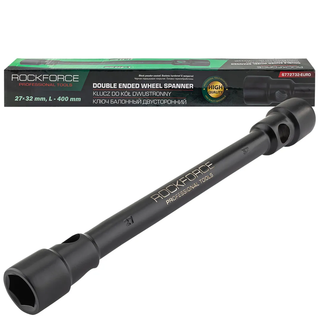 Ключ балонный двусторонний 27х32мм RockFORCE Rock FORCE RF-6772732-EURO