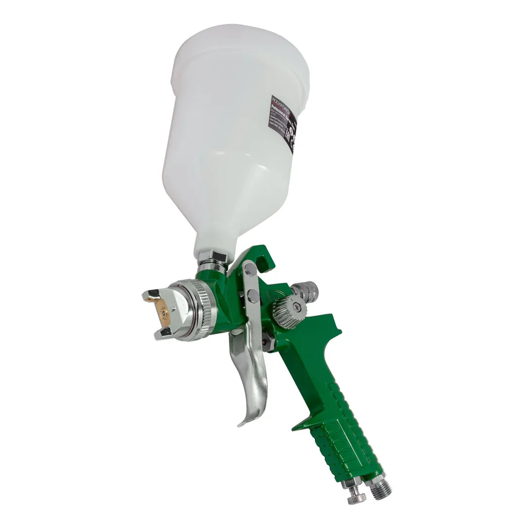 Краскораспылитель с верхним пластиковым бачком 600мл  Rock FORCE RF-H-827-2V