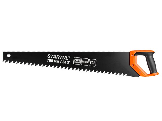 Ножовка по газобетону 700mm 34 зуба с напайками по пенобетону PROFI STARTUL ST4088-34