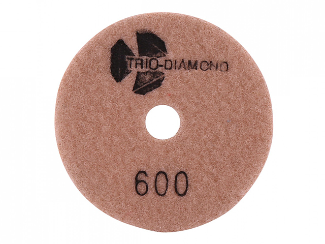 Алмазный гибкий шлифкруг "Черепашка" 100 № 600 (мокрая шлифовка)  ...TRIO-DIAMOND 340600