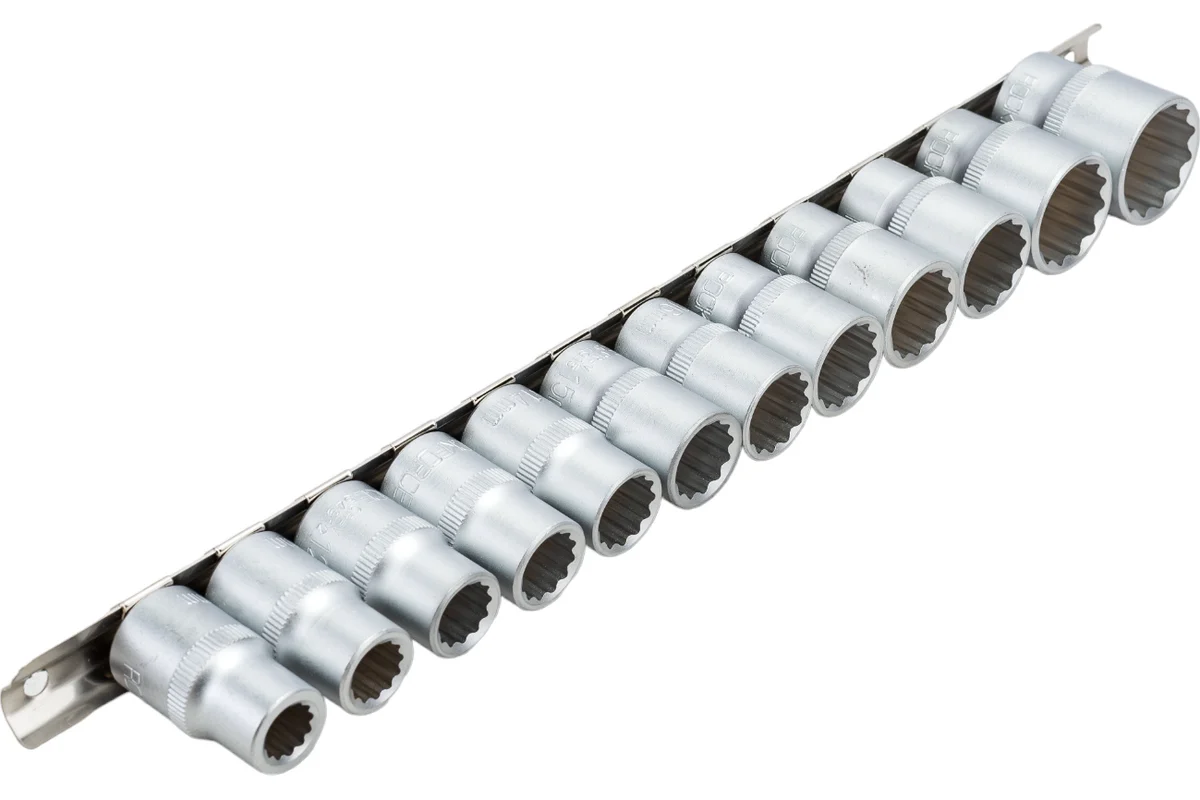 Набор головок 12пр. 1/2" 12гр. 10-24мм, Rock FORCE RF-4121-9