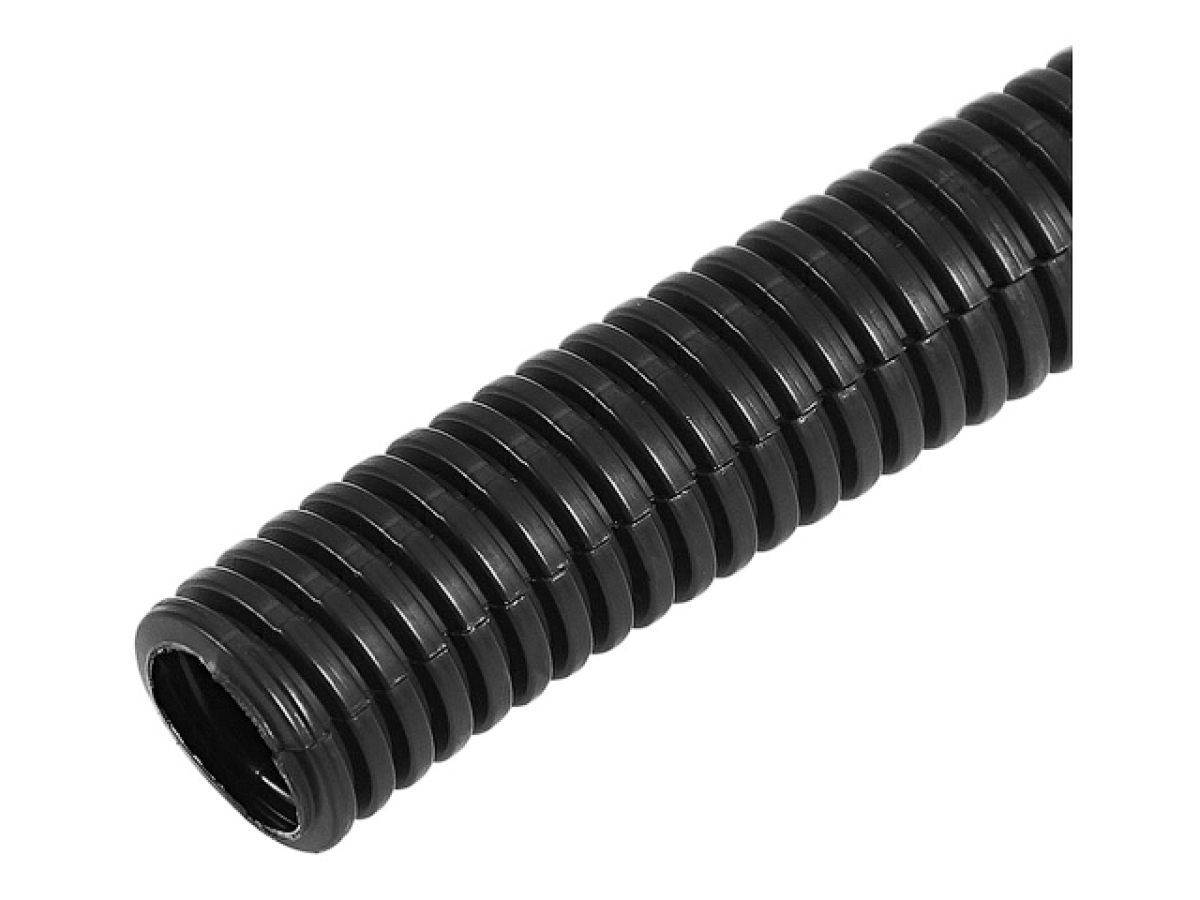 Трубa автомобильная гофрированная ПП d6.8 mm, разрезная, (бухта 10 м/уп.) REXANT 15-0710