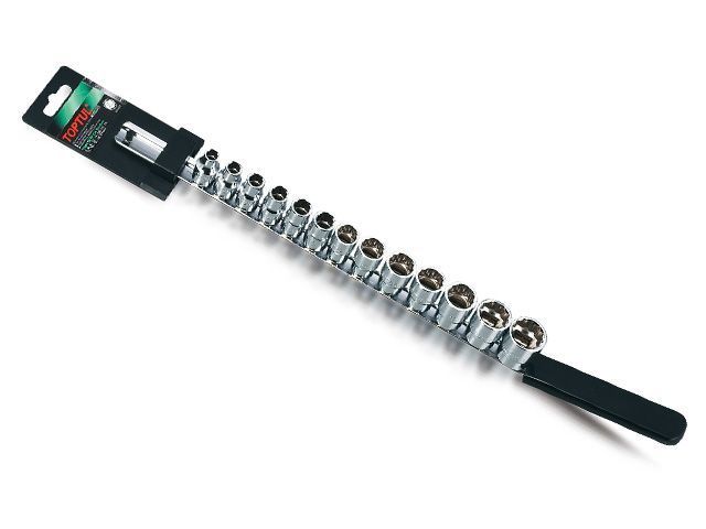 Набор головок 3/8", 7-21мм, 13шт. 12гр  Toptul GAAQ1312