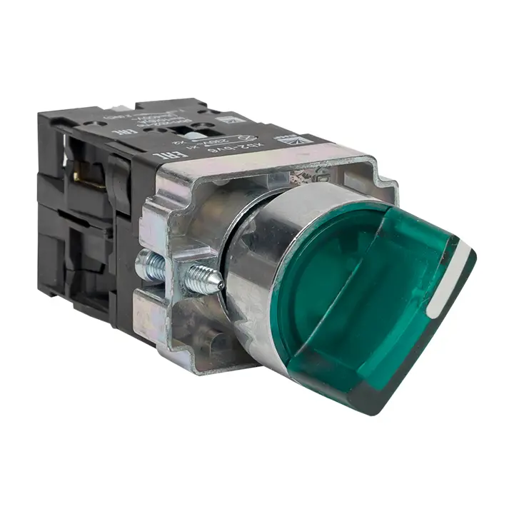 Переключатель BD21 2P c зеленой подстветкой 230В NO PROximaEKF xb2-bk21-g-230