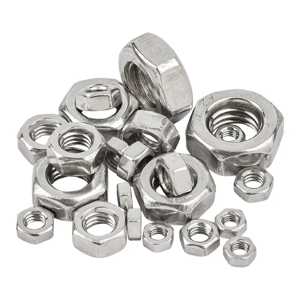 Гайки нержавеющие 3-10мм, набор 300пр. RockFORCE RF-06773