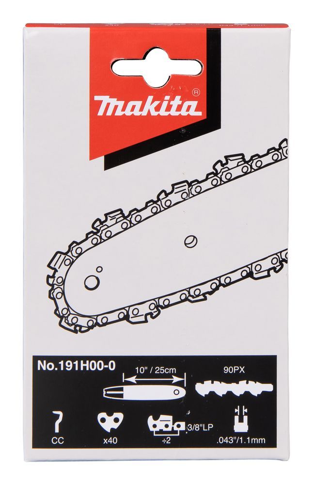Цепь 25 см (3/8" / 1,1 мм / 40 зв) к пиле DUC254Z / DUC256Z / UC002G MAKITA 191H00-0