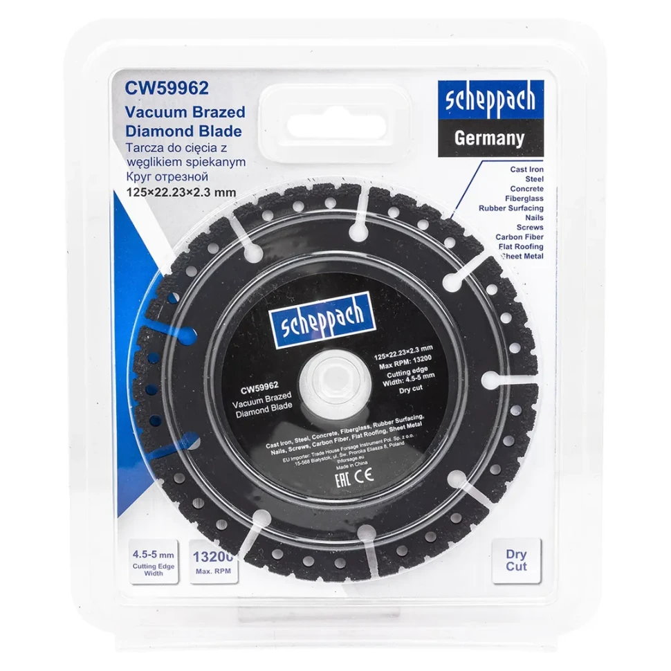 Круг отрезной 125*22,23*2,3мм  Scheppach Sch-CW59962