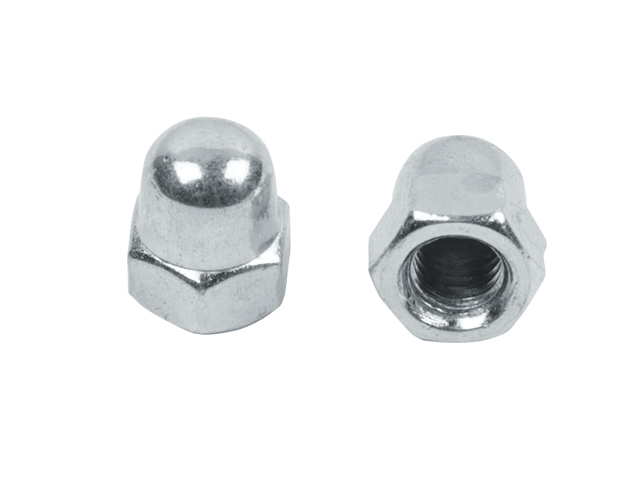 Гайка М4 колпачковая, цинк, класс прочности 5.8, DIN 1587 (100 шт) STARFIX SMP1-36212-100