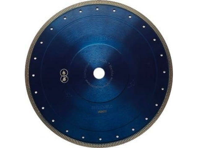 Алмазный круг 350х25.4/22.23 mm по керамике сплошн.ультратонкий Turbo  HILBERG HM409