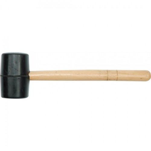 Молоток резиновый с деревянной ручкой d45mm  VOREL 33550