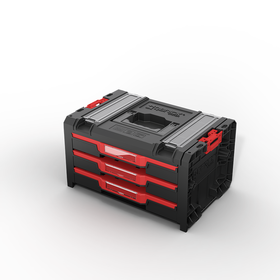 Ящик для инструментов System PRO Drawer 3 Toolbox 2.0 Profi Basic QBRICK SKRQPRODP3B2CZAPG001