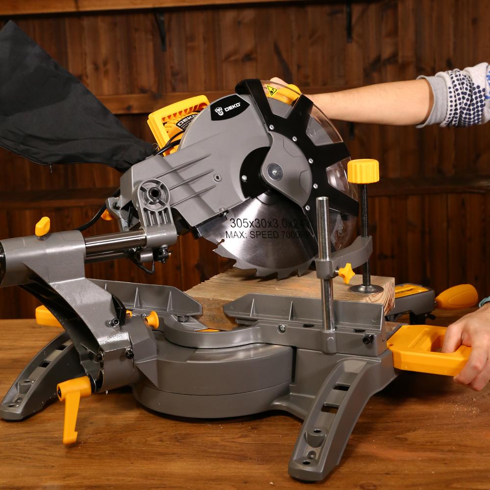 Пила торцовочная, 2500Вт, 305х30мм, DEKO DKMS2500-305 Laser