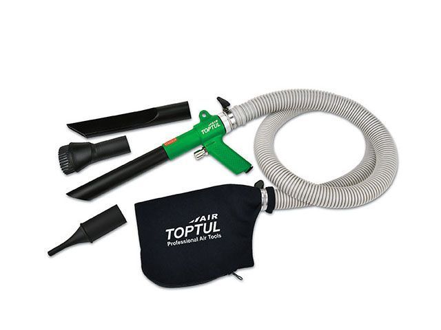 Пневмопистолет всасывающий с насадками  Toptul GDAE0702