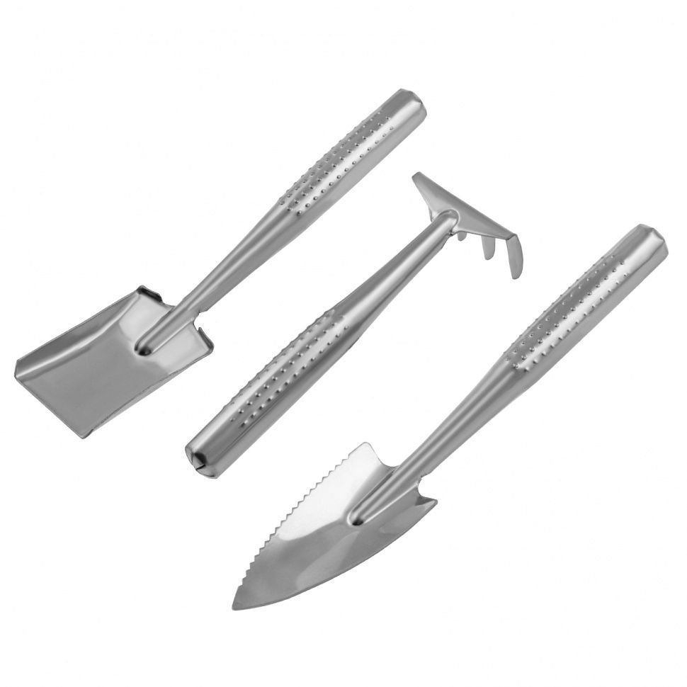 Набор по уходу за комнатными растениями, цельнометаллический, 3 предмета, LUXE PALISAD 62909