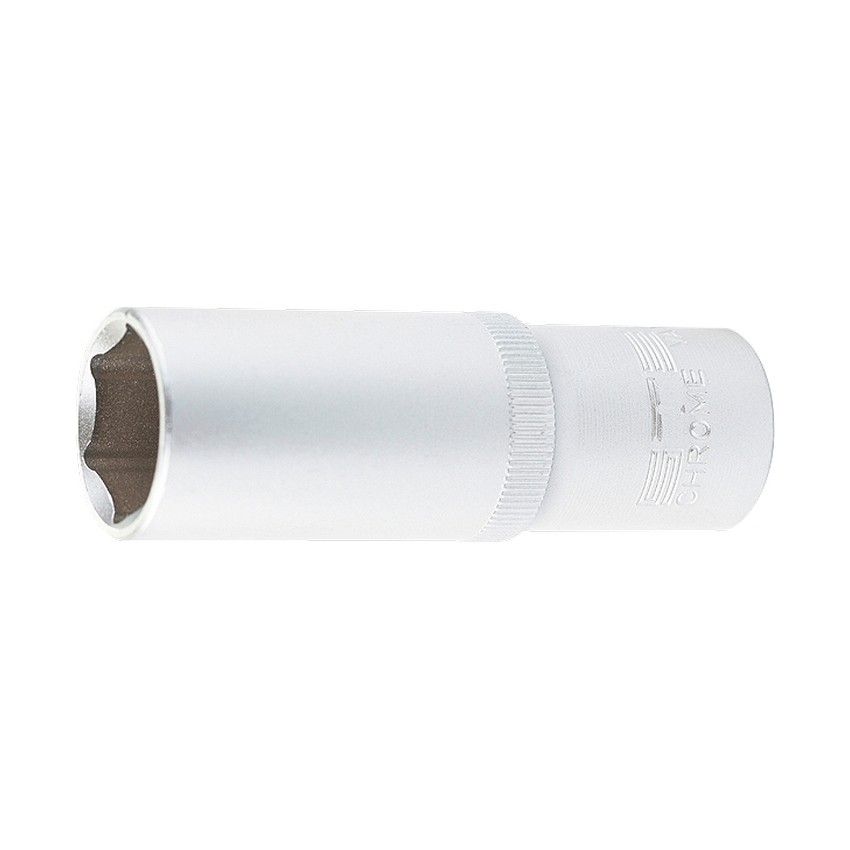 Головка торцевая удлиненная, 22 mm, 6-гранная, CrV, под квадрат 1/2", Stels 13851