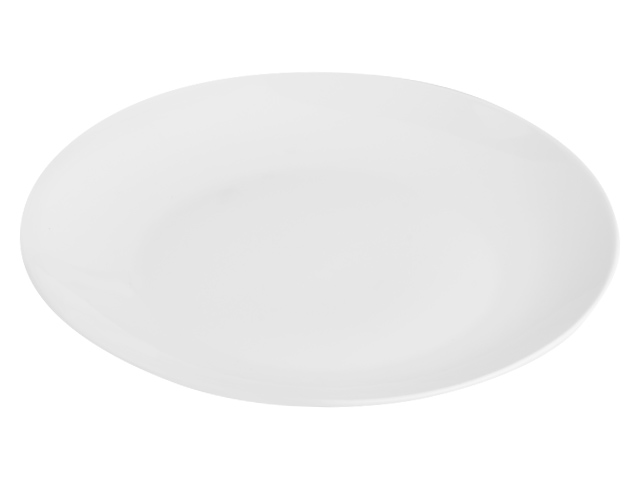 Тарелка обеденная фарфоровая, 270 mm, круглая, серия Amato Crystal  ...PERFECTO LINEA 29-000270