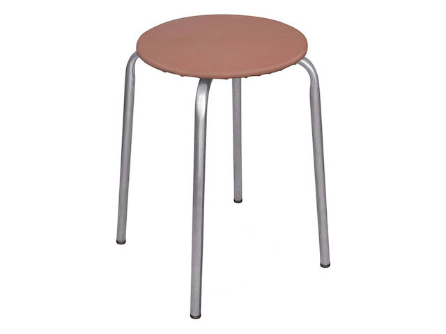 Табурет Эконом (стул), цвет коричневый  NIKA ТЭ2/К